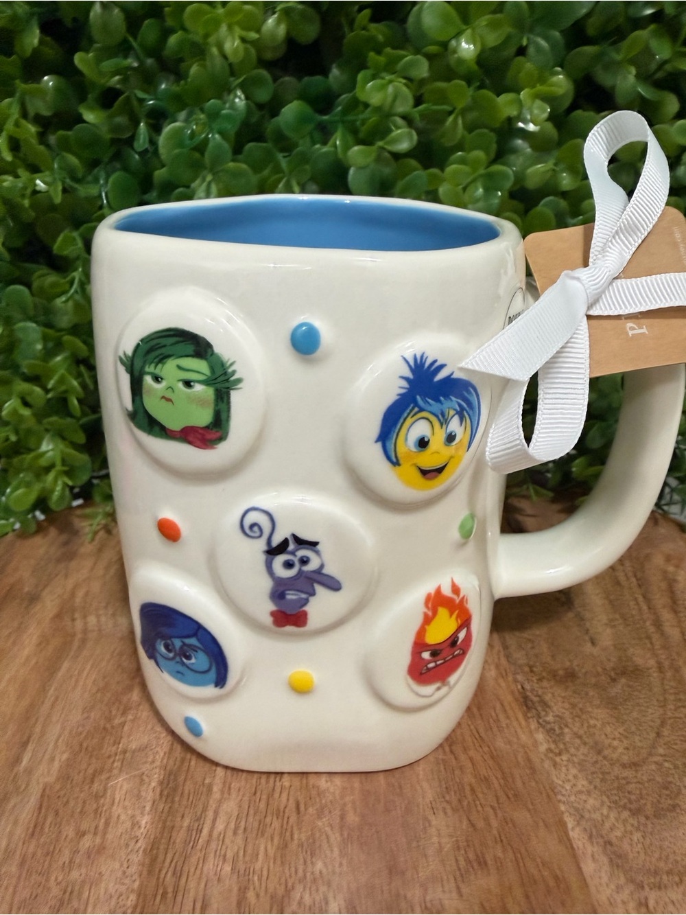 RAE Dunn / Pixar NWT Inside Out mixer Emotions “ Ceramic Mug